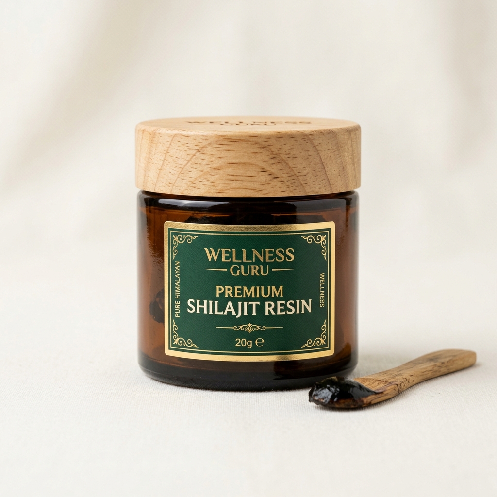 Wellnes Guru Premium Shilajit Resin 20g jar
